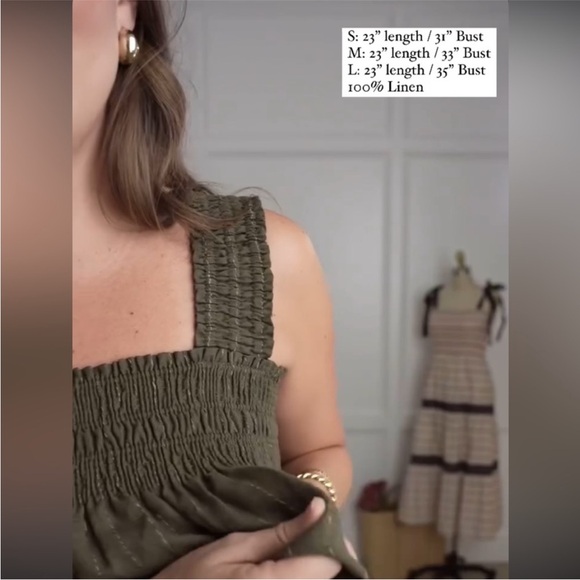 Neuflora 100% Linen Naomi Top - Picture 3 of 6